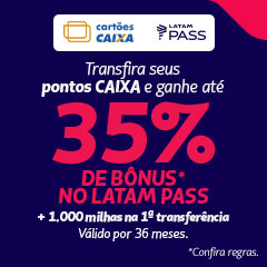 Banner Latam - Promoção com 35% de bonus