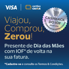 Banner Viajou, comprou, zerou